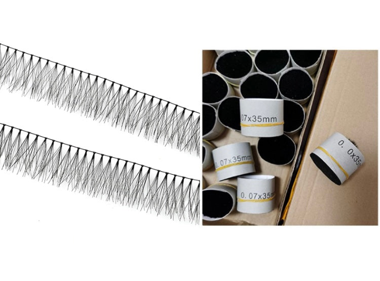 Professional Lash Training Strips - 6 strips Handcrafted Korean Lash Strips